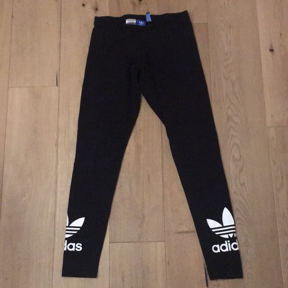 Adidas leggings, black, size M